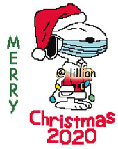 SNOOPY CHRISTMAS 2020 Cross Stitch Pattern - £3.15 GBP