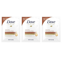 Pack of (3) New Dove Anti-Frizz Oil Smooth Hair Mask, 1.5 oz - £6.97 GBP