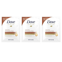 Pack of (3) New Dove Anti-Frizz Oil Smooth Hair Mask, 1.5 oz - £7.06 GBP