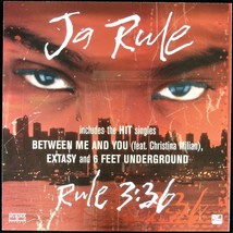 Ja Rule &quot;Rule 3:36&quot; 2000 Promo POSTER/FLAT #2 2-SIDED 12X12 ~Rare~ Htf *New* - £17.97 GBP