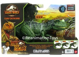 Jurassic World Park Netflix Camp Cretaceous Roar Attack Ceratosaurus Dinosaur - £58.57 GBP