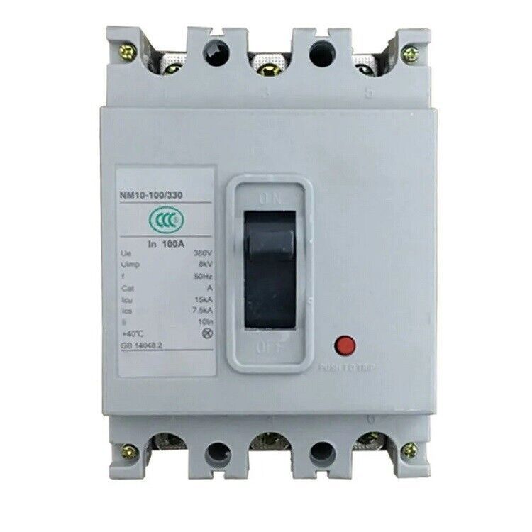 For CHINT NM10-100/330 Molded Case Circuit Breaker 3 Pole 100A - $40.95
