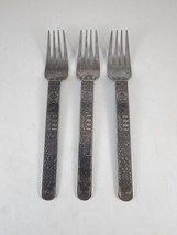 Cambridge AZTEC Stainless Flatware (3) Salad Forks - $17.81