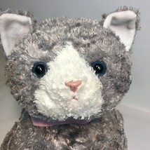 Rare Gund Bootsie Jumbo Plush Kitty Cat Large Stuffed Animal Tabby Cat Grey 24&quot; - £317.46 GBP