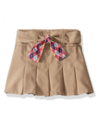 Cherokee School Uniforms Girls Big Scooter w/Hidden Short &amp; Fabric Belt ... - £5.81 GBP