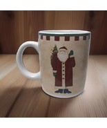 Folk Art Santa Mug Coffee Tea Cup Debbie Mumm Holidays Christmas Tree - $13.99