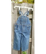 Baby GAP Coveralls Bib Overalls 3 XL Carpenter Blue Jeans Boy / Girl - £16.46 GBP