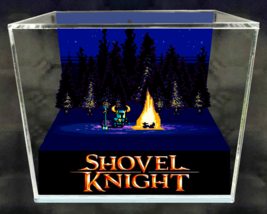 Shovel Knight - 3D Cube Handmade Diorama - Video Games - Shadowbox - $69.19