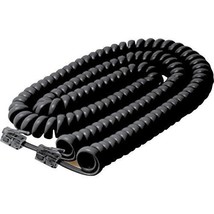 25FT Handset Cord Black Premium Retail Blister Pack - $9.95