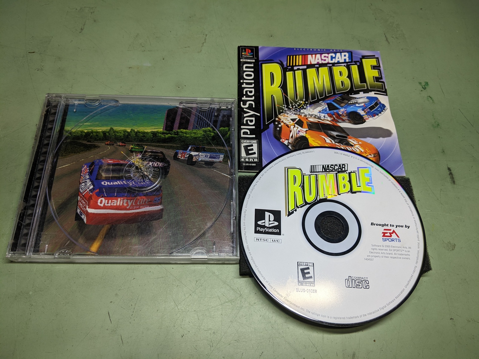 NASCAR Rumble Sony PlayStation 1 Complete in Box - $31.14