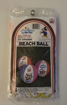 New Vintage The Wet Set 24&quot; Inflatable Vinyl Beach Ball Sealed 1983 DEADSTOCK - £15.64 GBP