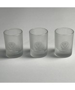Jagermeister (SET OF 3) Frosted Shot Glasses W/ Logo on Front Jager 2 cl... - £10.66 GBP