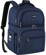 Cooler Backpack,30 Cans Insulated Backpack Cooler Leakproof Double Deck ... - $771.20 MXN