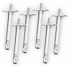 Durable Stainless Steel Gas Lighter Easy Grip Small Kitchen Stove Uses Set Of 6 - £17.93 GBP