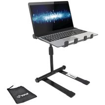 Pyle Portable Folding Laptop Stand - Standing Table with Adjustable Angle, Folda - £58.15 GBP