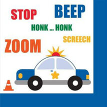 Traffic Jam Beverage Napkins - Birthday Party Supplies - $1.86