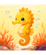 Cute Seahorse Diamond Art Painting Kits for Kids DP045 - $15.90+