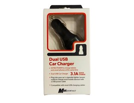 Mobil Essentials Dual USB Car Charger 3.1A Quick Charge - £5.23 GBP