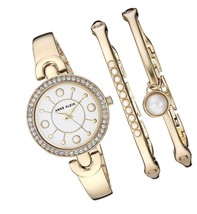 Women&#39;s Premium Crystal Accented Watch and - £141.37 GBP