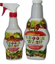 Veggie Wash All Natural Fruit and Vegetable Wash Sprayer and Refill Combo Pack - £38.59 GBP