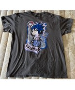 Naruto Anime Men Grey T Shirt XL Chibi Sasuke Uchiha 20th Ripple Junction - $283.92 MXN