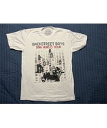 Backstreet Boys DNA World Tour Concert T Shirt  Unisex Medium White - $12.00