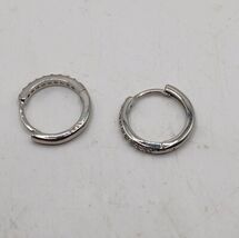 S925 sterling huggie hoops - $29.00