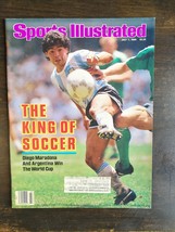 Sports Illustrated July 7, 1986 Diego Maradona Argentina World Cup Champion 324C - $24.74