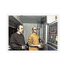 Bob Odenkirk David Cross Kiss-Cut Stickers, Gamer Decor, Graphic Art, Fo... - $4.00+