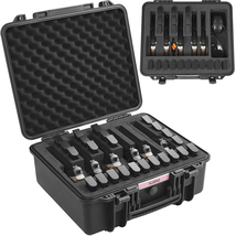 VEVOR Hard Pistol Cases, Waterproof &amp; Dustproof for 6 Pistol, 19.3×17.1×... - $65.90