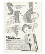 Clairol Air Brush Styling Dryer Today&#39;s Hair Vintage 1972 Full-Page Maga... - £7.63 GBP