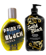 PAINT IT BEYOND BLACK 100X Bronzer &amp; SOLID BLACK TAN EXTENDER by Millenn... - $48.95