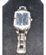 Anne Klein Silver Tone Ladies Wristwatch Y120E Fashion Estate Jewlery KG - $19.79