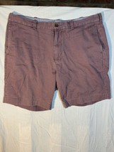 Men&#39;s J. Crew Purple Shorts 100% Cotton waist Size 38 Nice Condition - £10.03 GBP