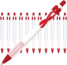Awareness Ribbon Pen Medium point Set of 12 Red Ribbon - £25.99 GBP