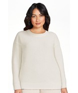 new TIME and TRU women&#39;s sz XXL Long Sleeve Waffle Crewneck Pullover Swe... - £17.88 GBP