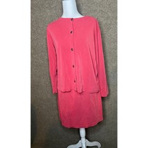 Ex Officio Skirt Suit Womens Medium Pink Knee Length Long Sleeve Outfit ... - £11.29 GBP