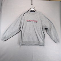 Vtg Nautica Competition Pullover Sweatshirt Men&#39;s XL Gray Shoulder Zippe... - €24,16 EUR