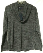 Jones New York Gray Heather Long Sleeve Sweater w/Infinity Scarf Size PM $69 New - £10.01 GBP