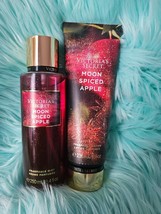 Victoria Secret Moon Spiced Apple Fragrance Mist &amp; Body Lotion 2pc Set - £33.09 GBP