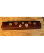 Vtg Wooden Lacquer Chopstick Box 2 Pairs Chopsticks  - $734.82 MXN