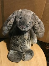 Gently Used Plush Super Soft Jellycat Woodland Floppy Bunny Rabbit Stuffed Anima - £11.90 GBP