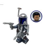 Jango Fett Minifigure Star Wars Mandalorian Bounty Hunter with Westar Bl... - £5.49 GBP