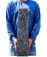 Black LARVIKITE Tower Crystal Healing Wand Reiki Stone Decor Gift XXL 72cm - $4,258.31