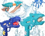 2 Pack Dinosaur Water Blaster Soaker Gun For Kids, Dino Durable Pump Act... - £23.58 GBP