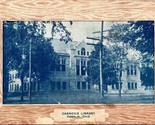 Carnegie Biblioteca Oberlin Ohio Oh Simil Legno Telaio 1912 DB Cartolina B8 - $7.13
