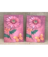 Hallmark Cards For The Cure 3 Panel Greeting Card Lot Flowers Butterflies - £4.67 GBP