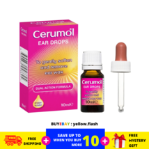 2 x 10ml CERUMOL Ear Wax Softener Soften &amp; Remove Ear Wax  FREE SHIPPING - $29.02