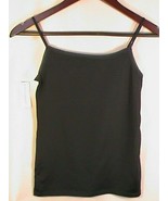Tank top women&#39;s-XS silky-smooth nylon navy-blue adjustable strap ANN TA... - $16.46 CAD