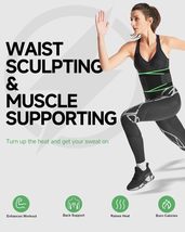 Sweat Band Waist Trainer Belt for Women &amp; Men Belly Fat, Unisex Waist Tr... - £23.54 GBP